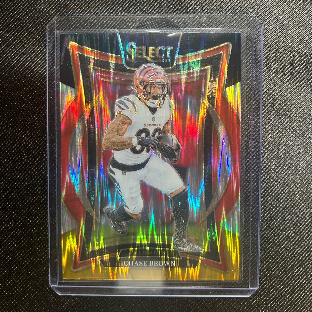 Cincinnati Bengals RB Chase Brown Panini Select Football Card